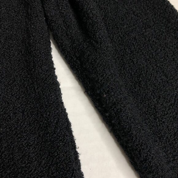 Chicos Sweater Womens 2 Large Black Wool Blend Turtleneck Chunky Plush Boucle - Picture 3 of 16